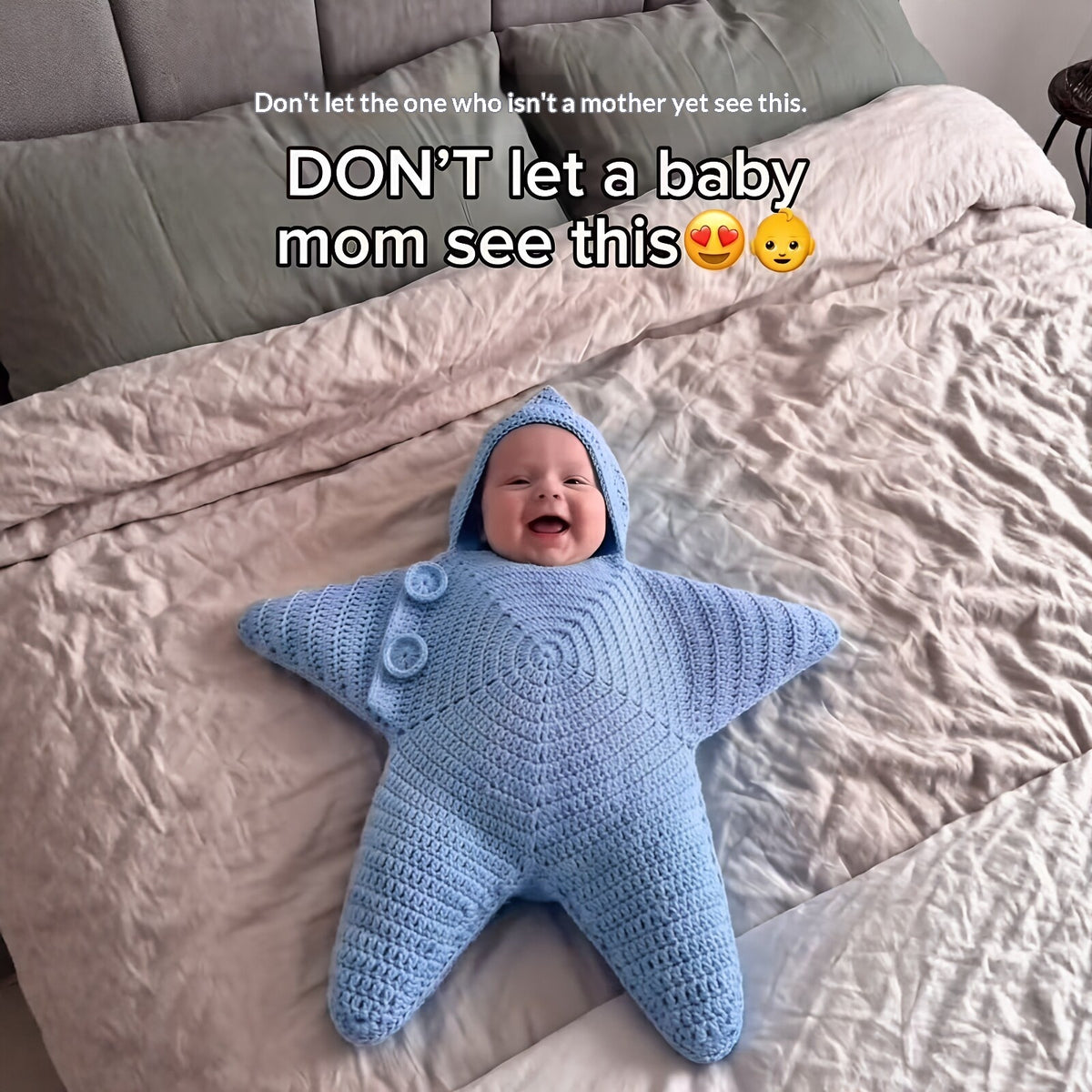 Crocheted Star-shaped Bodysuit Star Baby Boy Girl Kids Cartoon Hooded Outfits Long Sleeve Playsuit Toddlers.
