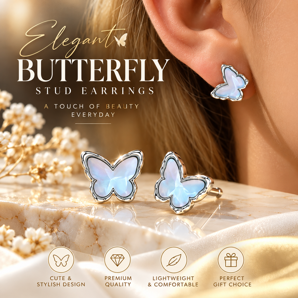 Simple Bow Earrings Dripping Oil Design Forest Style Earrings High-End Versatile