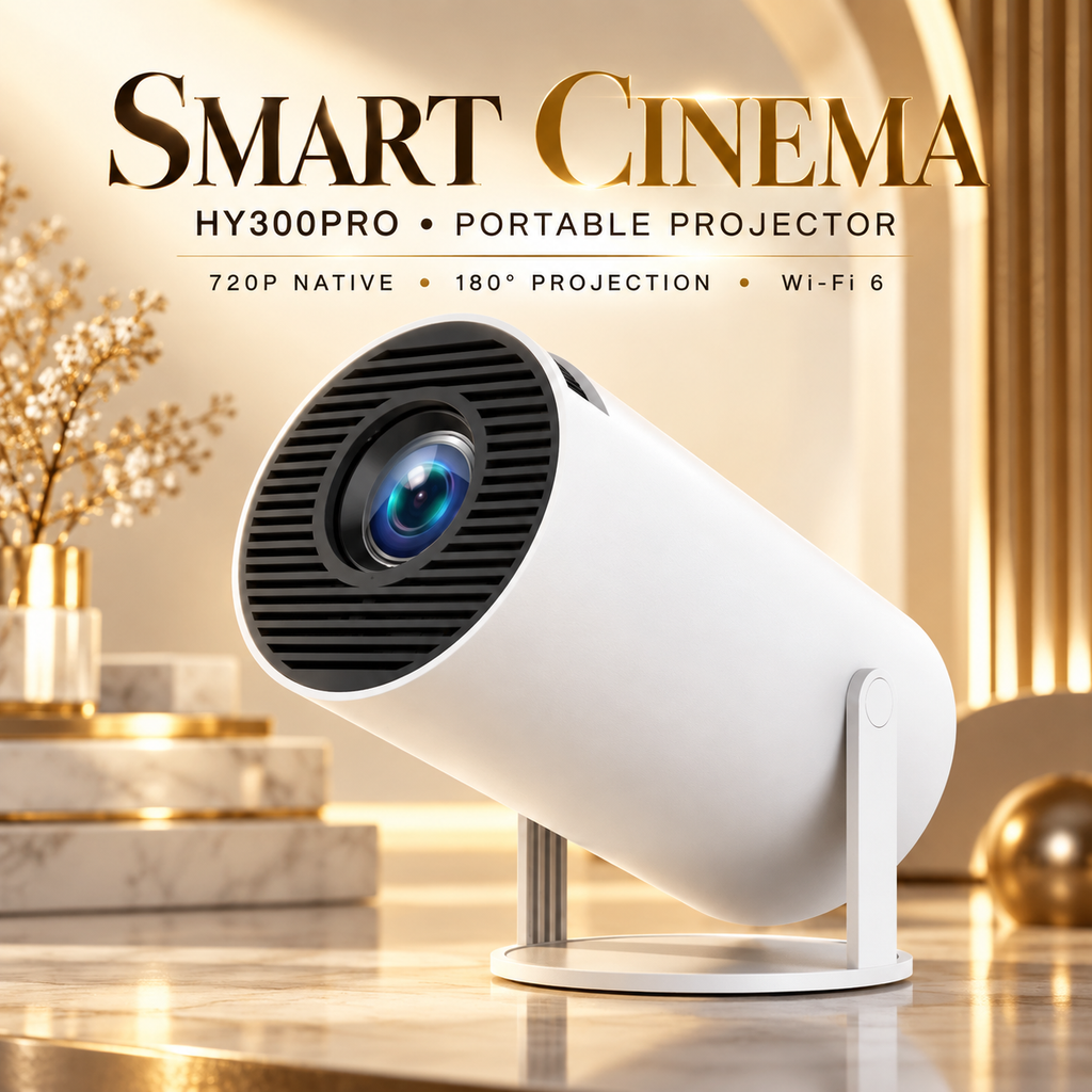 HY300 Pro Projector Home Theater 4k Android  Entertainment Portable Small Projector